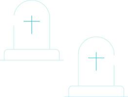 Cemetery Creative Icon Design vector