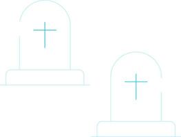 Cemetery Creative Icon Design vector