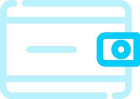 Wallet Creative Icon Design vector