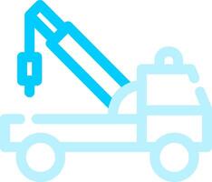 Tow Truck Creative Icon Design vector