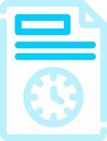 Schedule Creative Icon Design vector