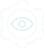 Eye Setting Creative Icon Design vector
