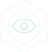 Eye Setting Creative Icon Design vector