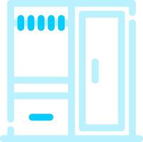 Wardrobe Creative Icon Design vector