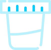 Urine Test Creative Icon Design vector