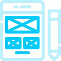 Line Two Color Design vector