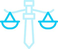 Justice Creative Icon Design vector