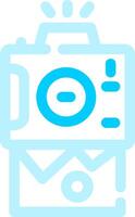 Instant Camera Creative Icon Design vector