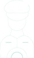 Captain Creative Icon Design vector