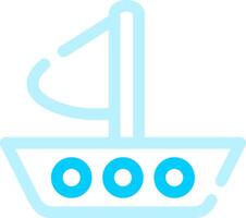 Boat Creative Icon Design vector