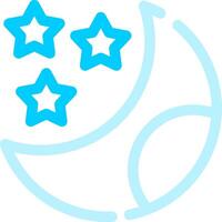 Moon Creative Icon Design vector