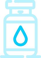 Gas Cylinder Creative Icon Design vector