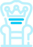 Throne Creative Icon Design vector