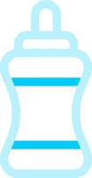 Water Bottle Creative Icon Design vector