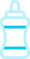 Water Bottle Creative Icon Design vector