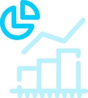 Statistical Analysis Creative Icon Design vector