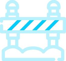 Road Block Creative Icon Design vector