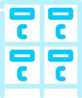 Locker Creative Icon Design vector