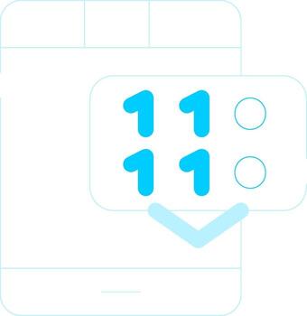 Binary Messages Creative Icon Design vector