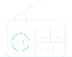 Analogue Media Creative Icon Design vector