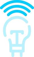 Smart Bulb Creative Icon Design vector