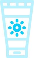 Sunscreen Creative Icon Design vector