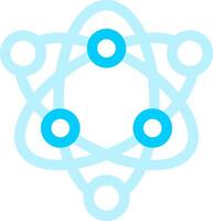 Atom Creative Icon Design vector