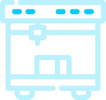 3D Printing Creative Icon Design vector