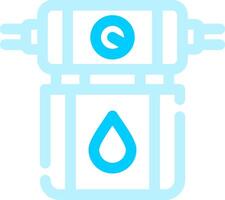 diseño de icono creativo de filtro de agua vector