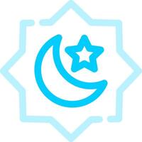 diseño de icono creativo musulmán vector