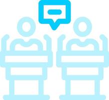 Debate Creative Icon Design vector
