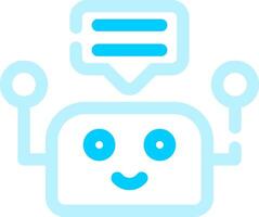 Chatbot Creative Icon Design vector