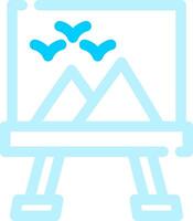 Canvas Creative Icon Design vector