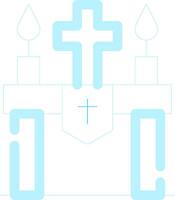 Altar Creative Icon Design vector