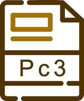 PC3 Creative Icon Design vector