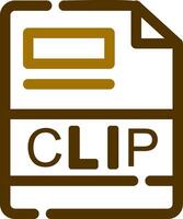 CLIP Creative Icon Design vector