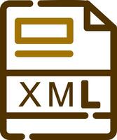 XML Creative Icon Design vector