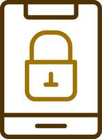 Lock Screen Creative Icon Design vector