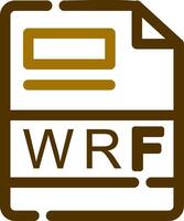 WRF Creative Icon Design vector