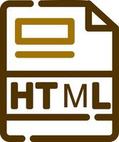 HTML Creative Icon Design vector