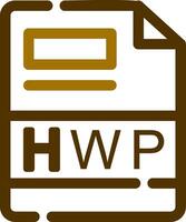 HWP Creative Icon Design vector