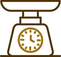 Weighing Machine Creative Icon Design vector