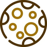 Moon Creative Icon Design vector