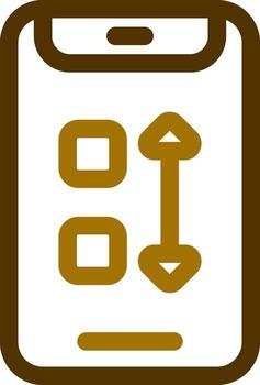 aplicaciones ordenar creativo icono diseño vector