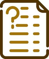 Question Creative Icon Design vector