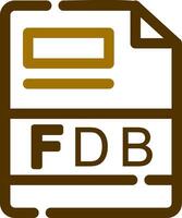 FDB Creative Icon Design vector