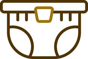 Diapers Creative Icon Design vector