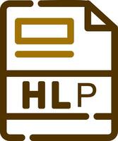 HLP Creative Icon Design vector