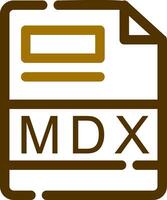 MDX Creative Icon Design vector