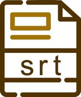 srt Creative Icon Design vector